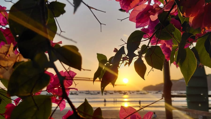 Sunset in San Juan del Sur Bay