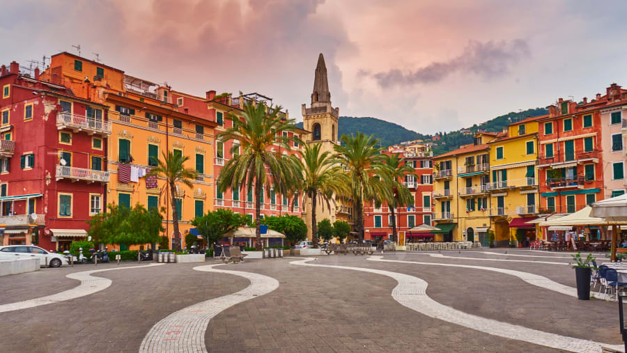 Piazza Mottino in Lerici
