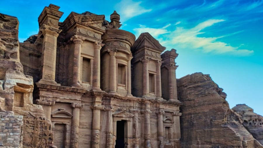 Ancient Ruins of Petra in Jordan