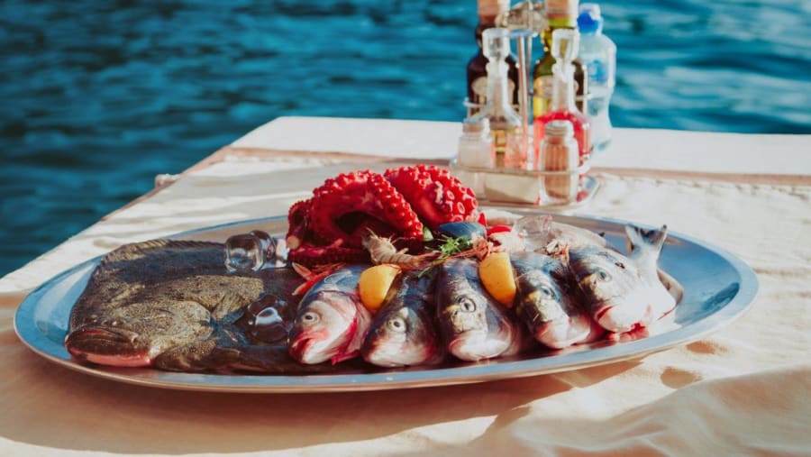 Fresh seafood