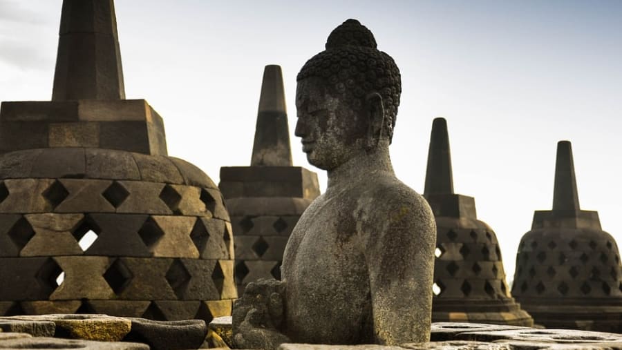 Ancient Buddha temple in Surakarta