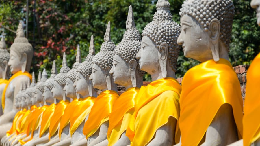 Buddha statues in Ayutthaya