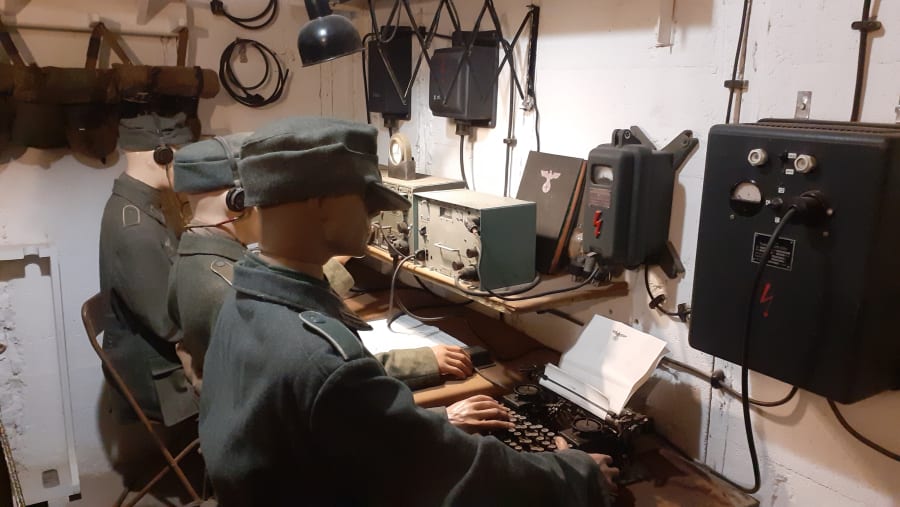Display on a German bunker