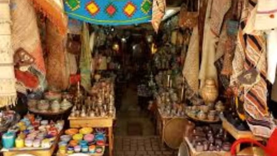 Stroll through the Marrakesh Bazaar