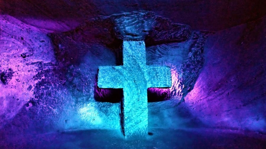 See the biggest underground cross in the world