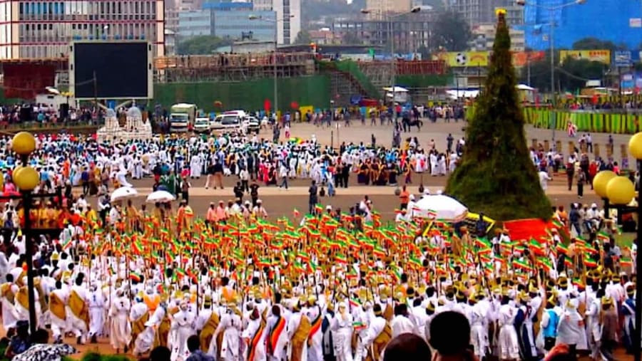 festival of Meskel in Addis Ababa