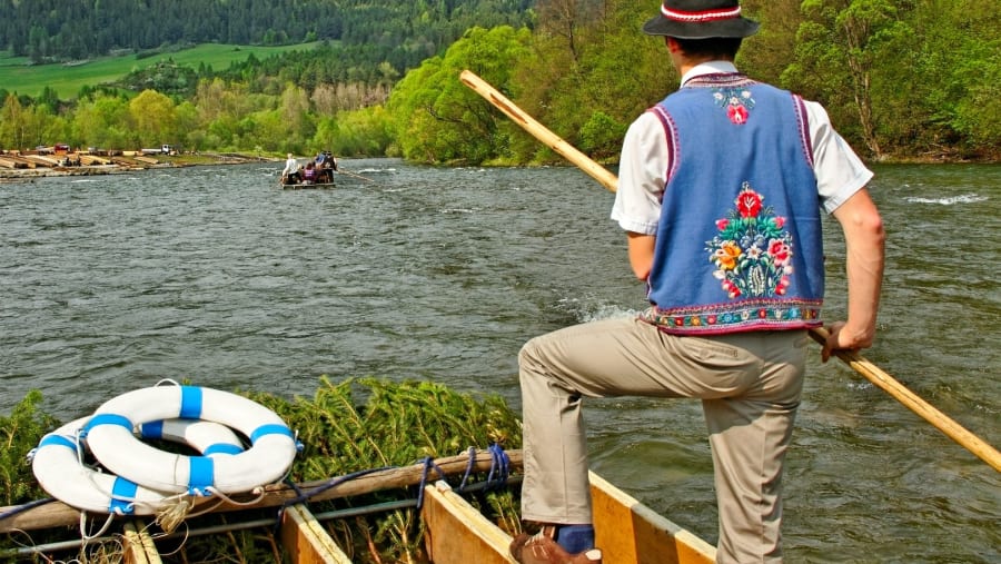 Rafting of Dunajec River Gorge