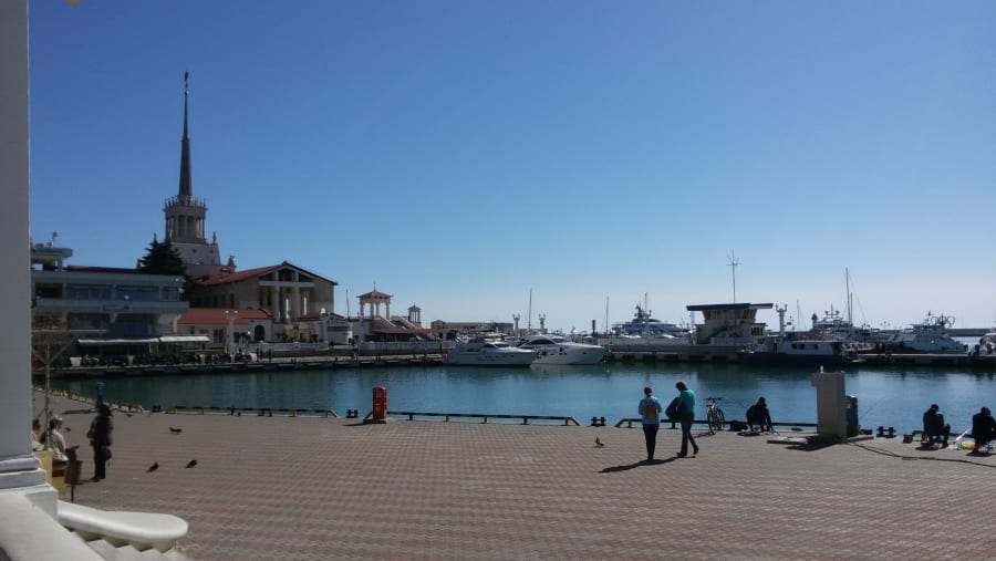A walk by the pier