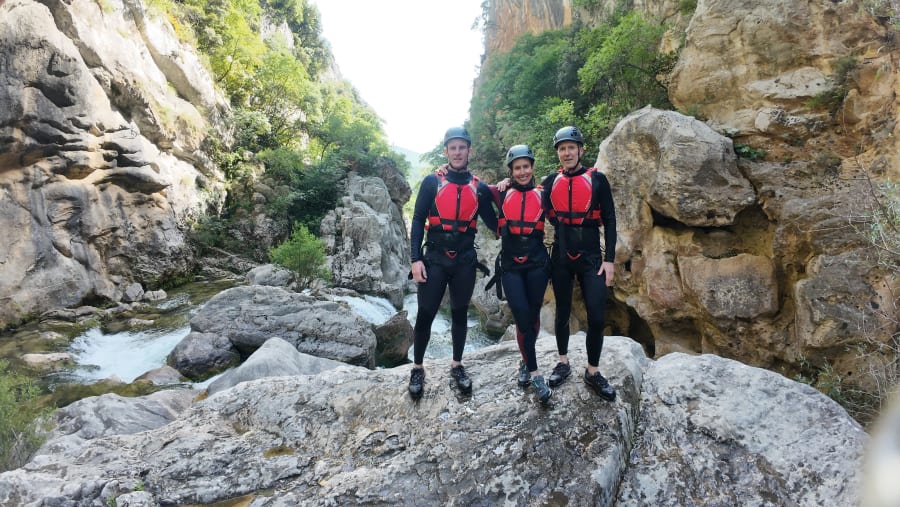 Canyoning on the Cetina River