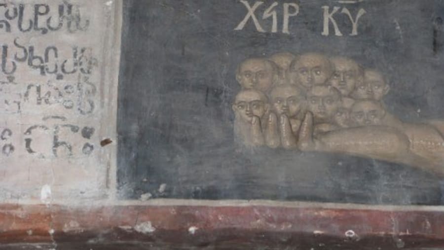 A Stete At The Georgian Monastery of the Cross