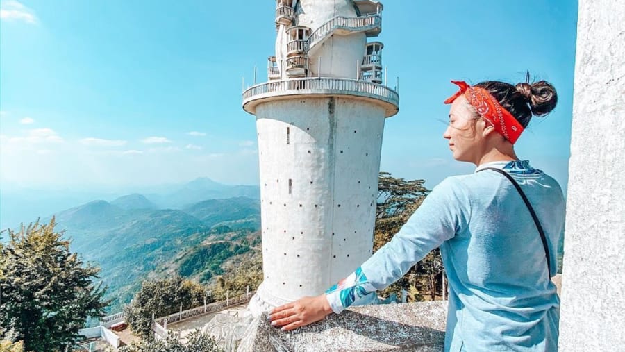 View of the Ambuluwawa tower