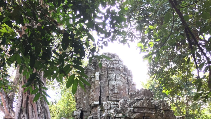 Face Tower of Ta Som Temple