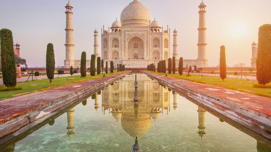 Sun rise Taj Mahal
