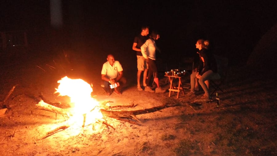 Bonfire at Tarangire