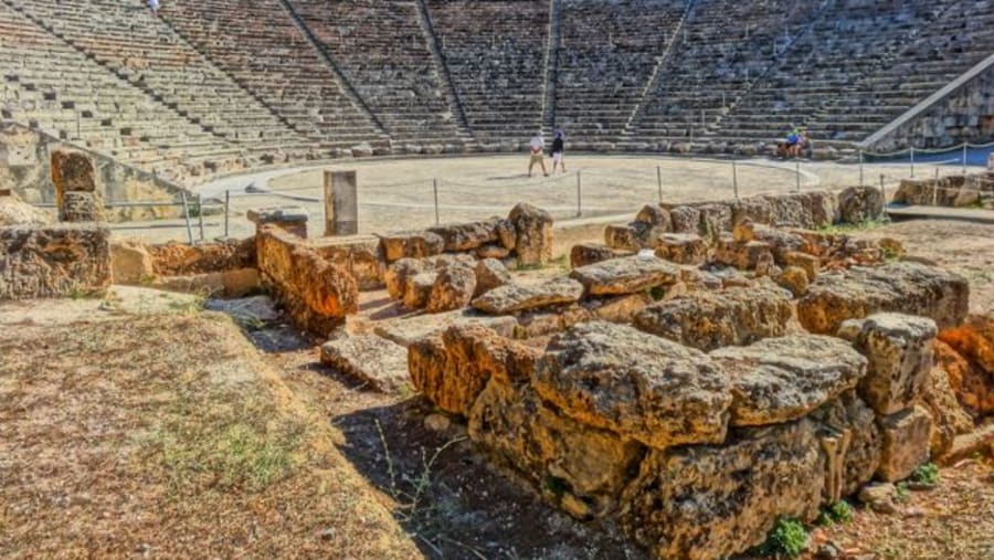 Epidaurus Theatre, built on the west side of Cynortion Mountain, near modern Lygourio, and belongs to the Epidaurus Municipality