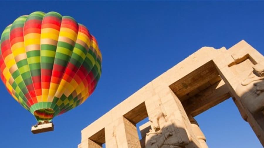 Fly over the beautiful Luxor