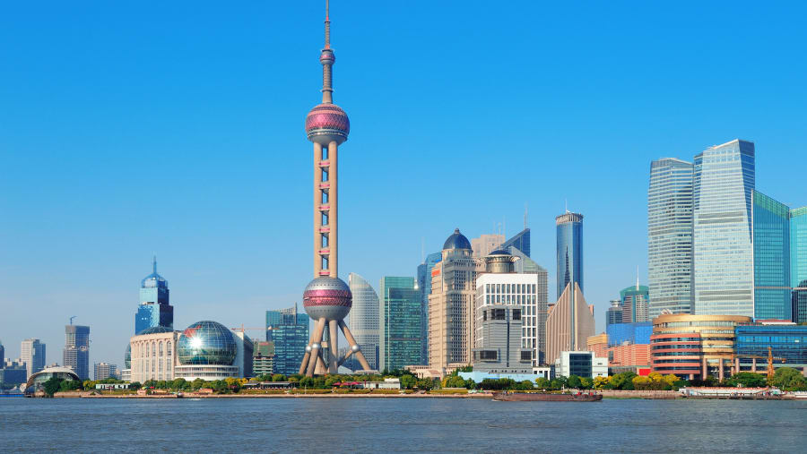 High rises on the City scape