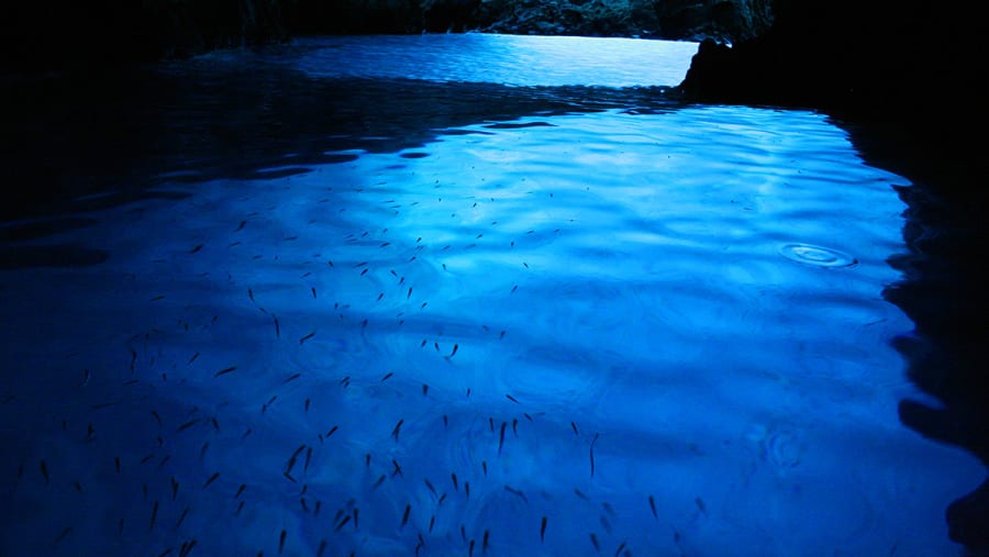 Inside the Blue Cave