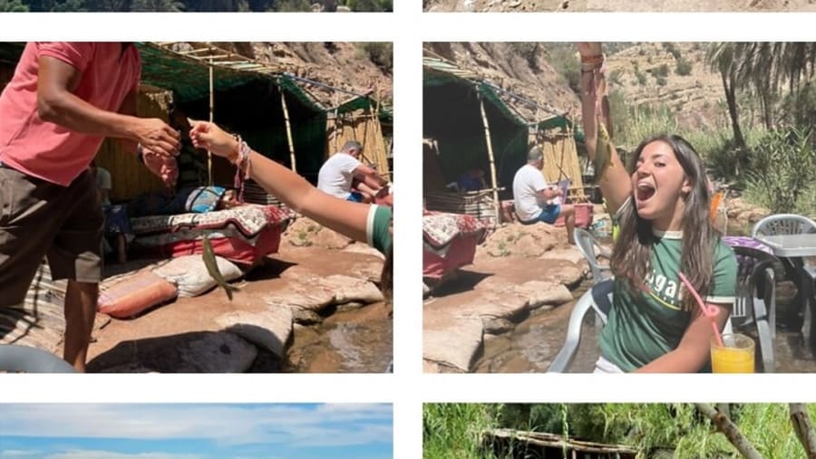Oasis in the high atlas mountain & paradise valley
