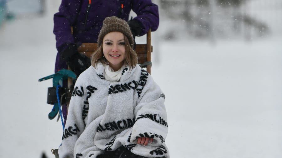 Siberian Husky Sledging