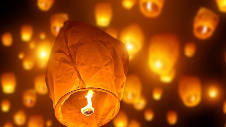 Sky Lantern in Pingxi