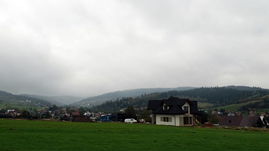 Scenic Zakopane countryside