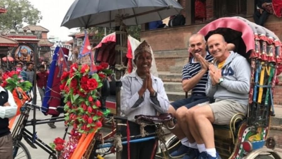 Rickshaw Tour in Kathmandu