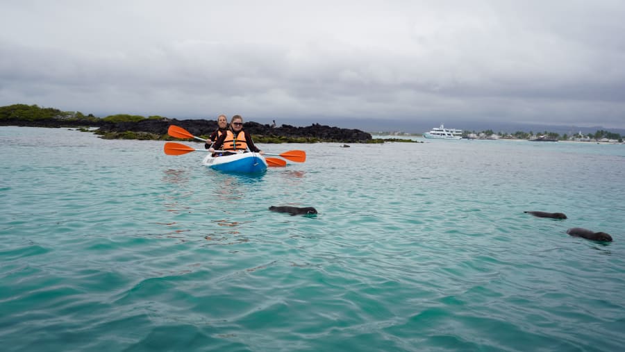 Kayaking in Galapagos