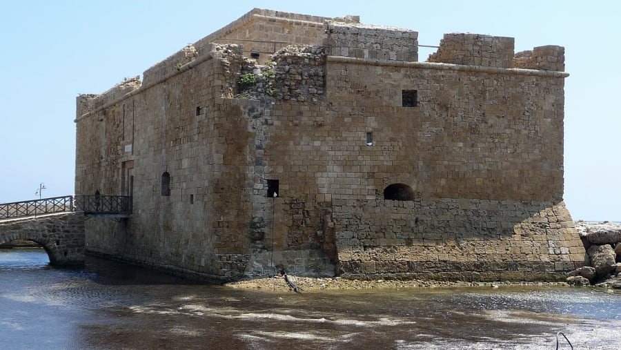 Medieval Castle that was built on Byzantine fort