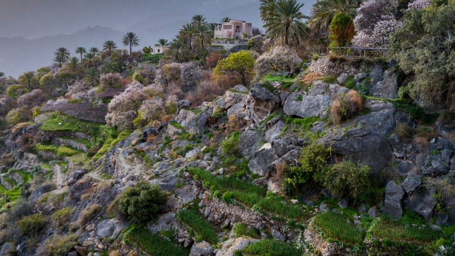 Scenic view of Wakan Village