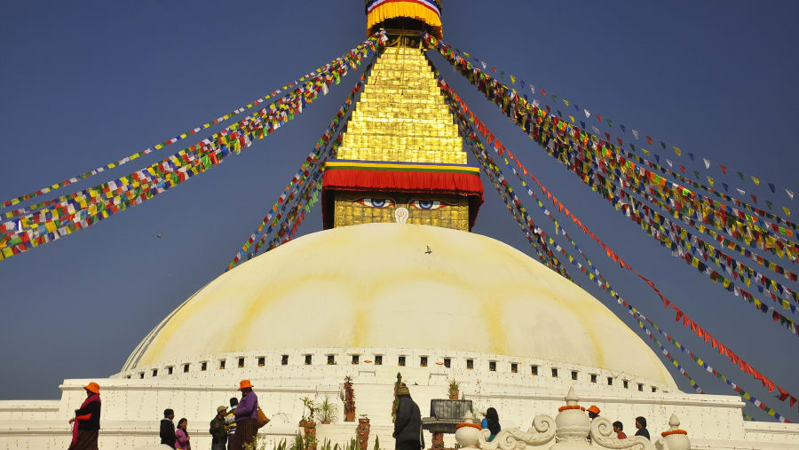 Boudha Stupa In Kathmandu, Nepal