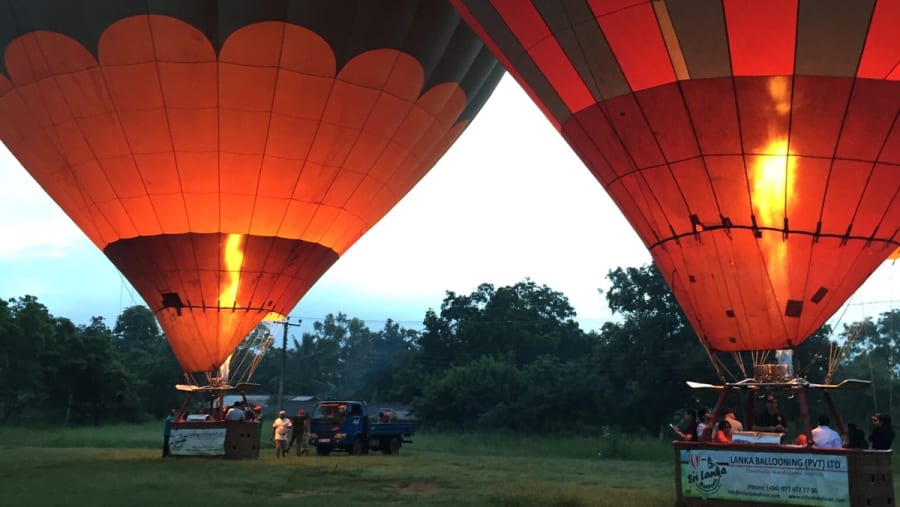 Hot air balloon ride