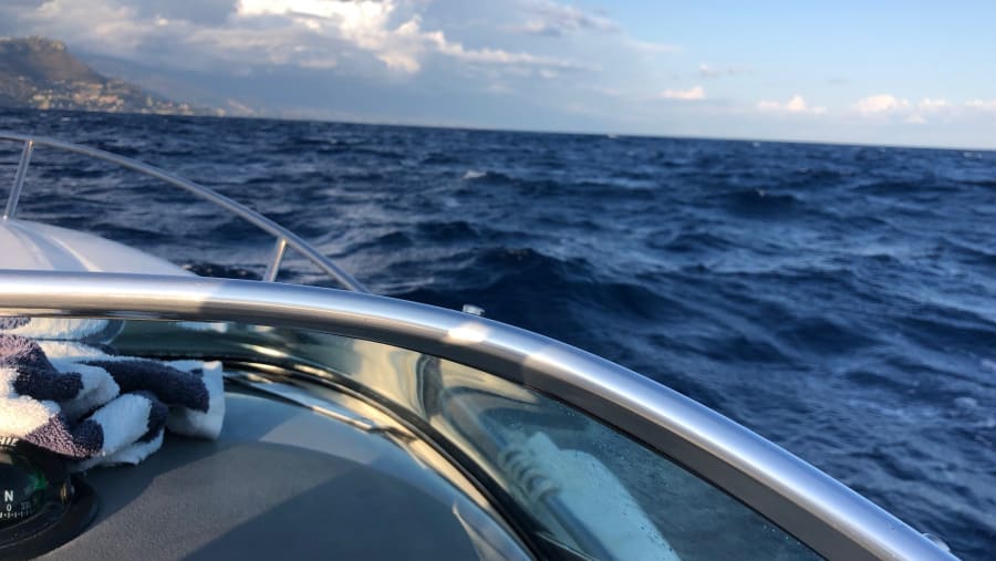 Cruise over the Mediterranean Sea