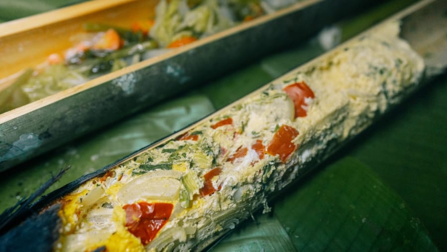Traditional cuisines of this nature trek