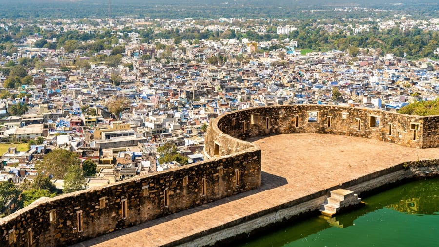 Aerial View from Chittorgarh Fort