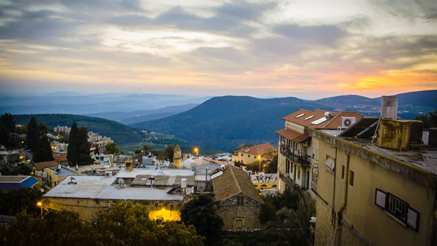 View of Meron mountain