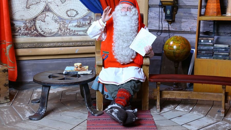 Santa Claus at the Park