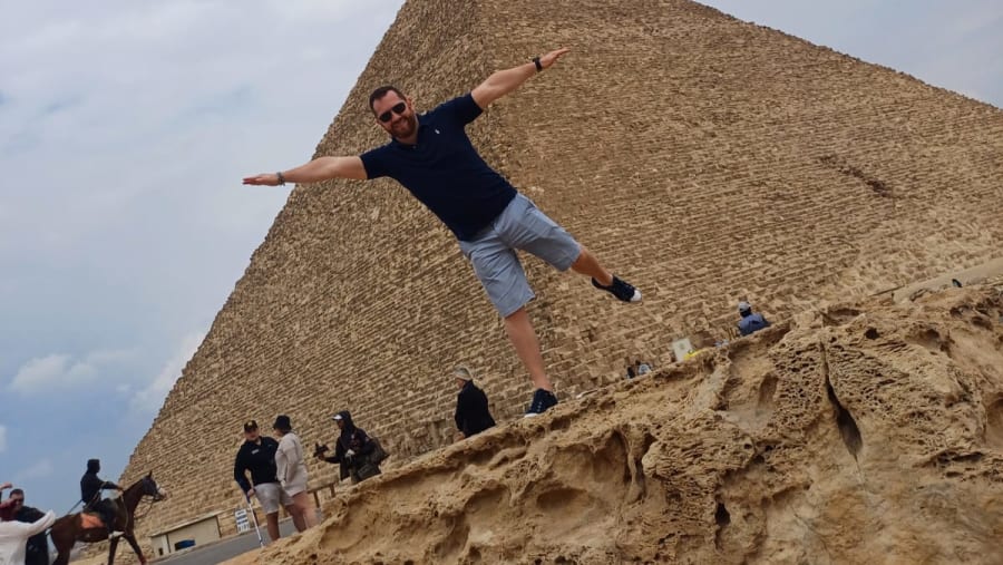 Fun picture idea with the Pyramid of Giza
