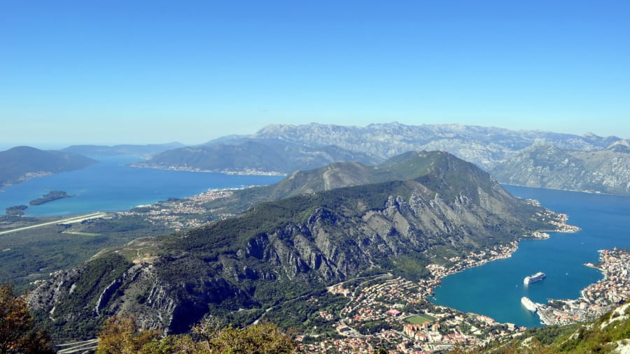 Lovcen National Park Viewpoint overlooking Bay of Kotor