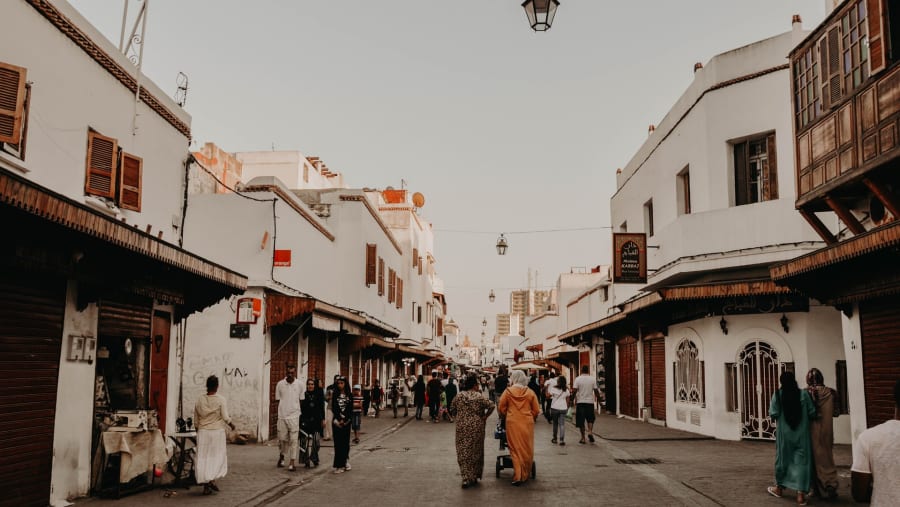 Walk through the streets of Rabat
