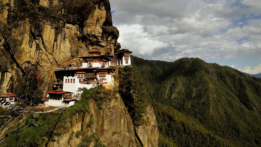View of the beautiful Taktsang Gomba