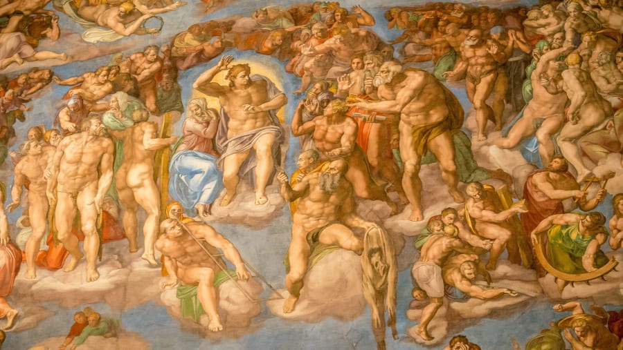 Fresco Art at the Sistine Chapel