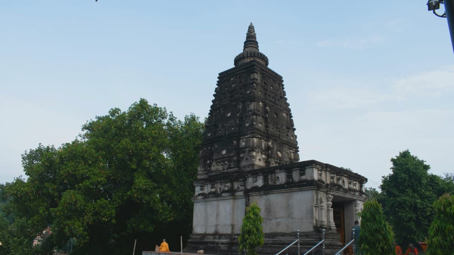 animesh lochan chaitya, where buddha spend his second week stairing at bodhi tree with unwinking eyes after enlightenment.