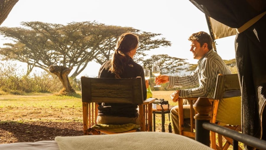 Tented camps in Amboseli National Park
