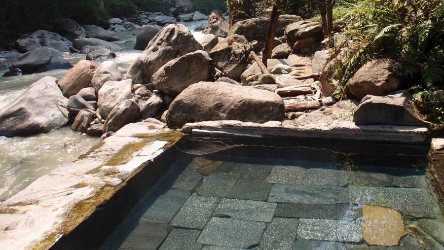 Hot spring at Poon Hill