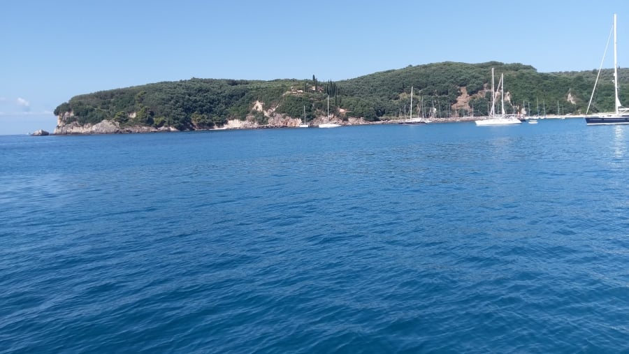 Gaze out at the Mediterranean Sea
