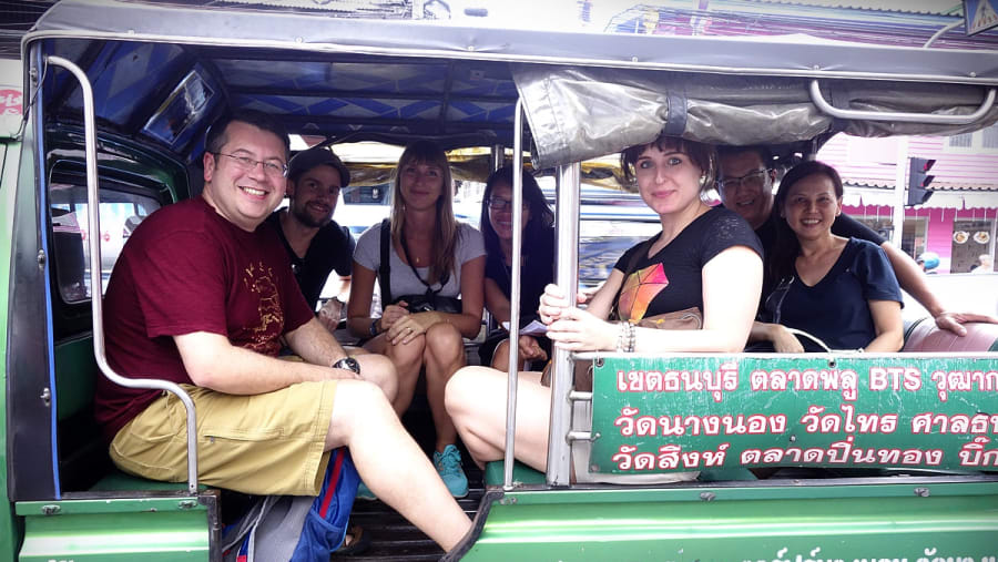 Ride on a Tuk Tuk in Thonburi