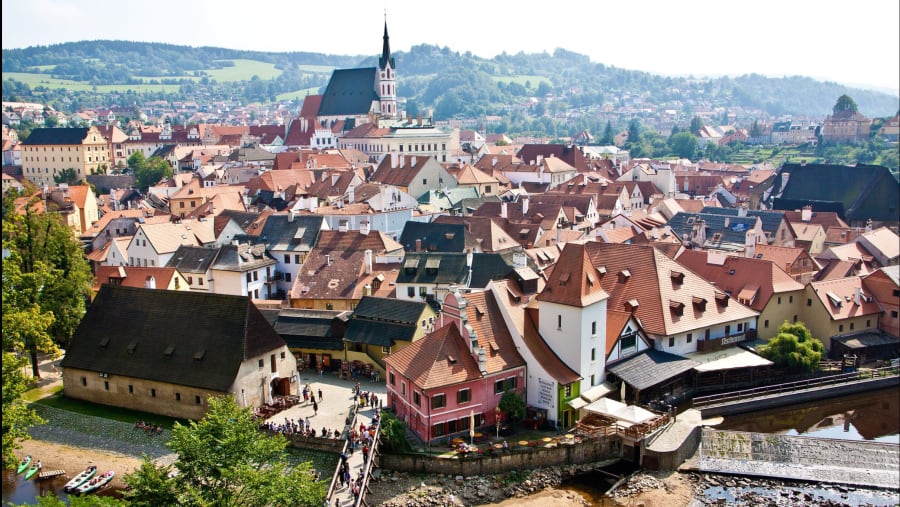 Cityscpae of Cesky Krumlov