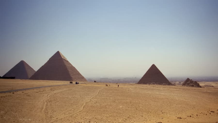 Giza Pyramids In Egypt