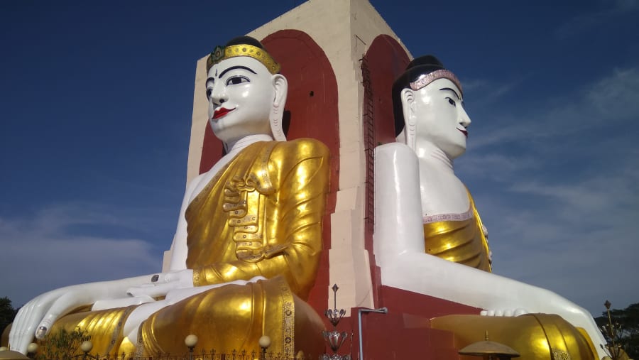 Kyaik Pun Four Sitting Buddha Images